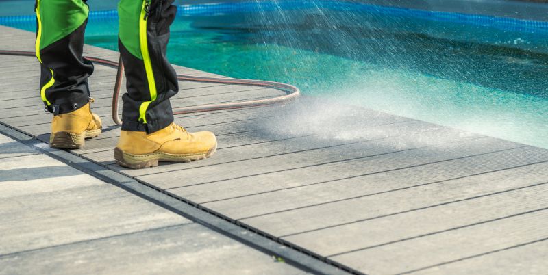 Pool Deck Cleaning detail